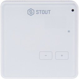 Комнатный терморегулятор Stout R-10z, проводной, белый (STE-0101-010003)