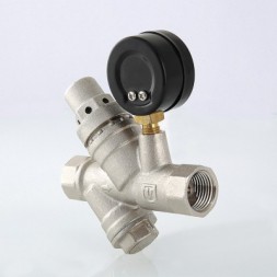 Подпиточный клапан VALTEC с фильтром и манометром 1/2