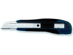 COLOR EXPERT 95620012 нож с отламывающимся лезвием, пластмассовый, без метал.вставки (18мм)