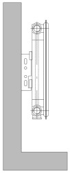 Стальной панельный радиатор отопления Axis Ventil 11/500/1400