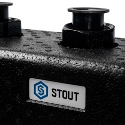Коллектор Stout стальной распределительный 3(5) отопительных контура. В теплоизоляции DN 25, SDG-0017-004035