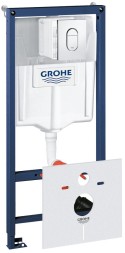 Система инсталляции для унитазов Grohe Rapid SL 38929000 4 в 1 с кнопкой смыва