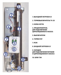 Электрический котёл отопления настенный ЭВАН NEXT- 14