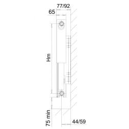 Стальной панельный радиатор отопления Лемакс С11/300/ 3000