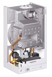 Настенный газовый двухконтурный котел отопления Viessmann Vitopend 100-W A1JB010 K-rlu 24 кВт A1JB010