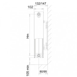 Стальной панельный радиатор отопления Лемакс С22/500/ 1100
