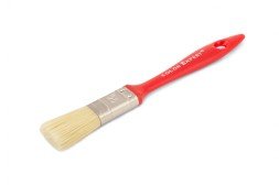COLOR EXPERT 81289902 кисть флейцевая, светлая щетина, пластиковая лаковая ручка (100мм)