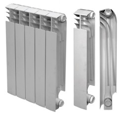 Алюминиевый секционный радиатор отопления Tenrad 500х80 / 12 секций