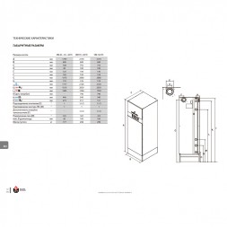 Напольный газовый котел отопления ACV HeatMaster 45 TC двухконтурный