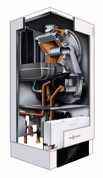 Настенный газовый конденсационный котел отопления одноконтурный Viessmann Vitodens 200-W Vitotronic 100 150 кВт Тип HC1B B2HAK11
