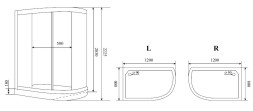 Душевая кабина Timo Ilma 902 R