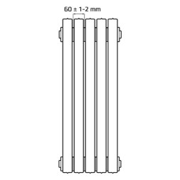 Чугунный радиатор отопления RETROstyle Lille 813/095 - 1 секция